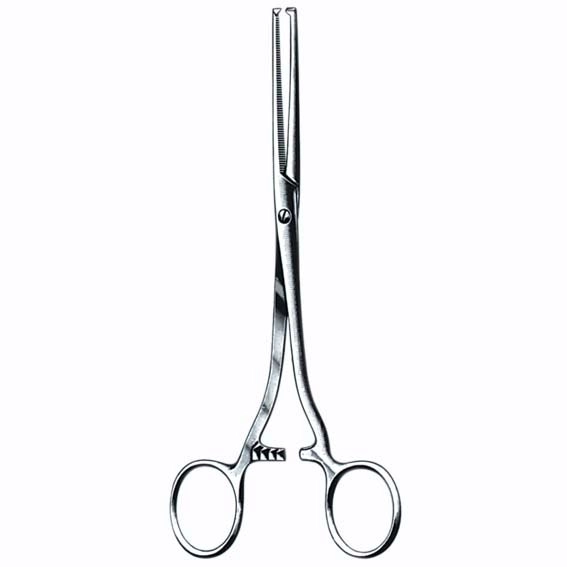 Livingstone Kocher Haemostatic Artery Forceps 16cm 1 x 2 Teeth 40 Grams Straight Stainless Steel