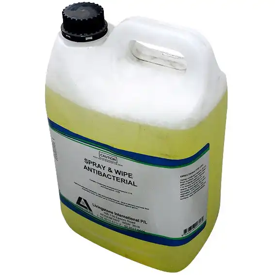 Livingstone Antibacterial Spray N Wipe Cleaner 5L Bottle