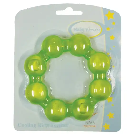 Baby Wonder Cooling Ring, Waterfilled Teether, Assorted Colours, Each