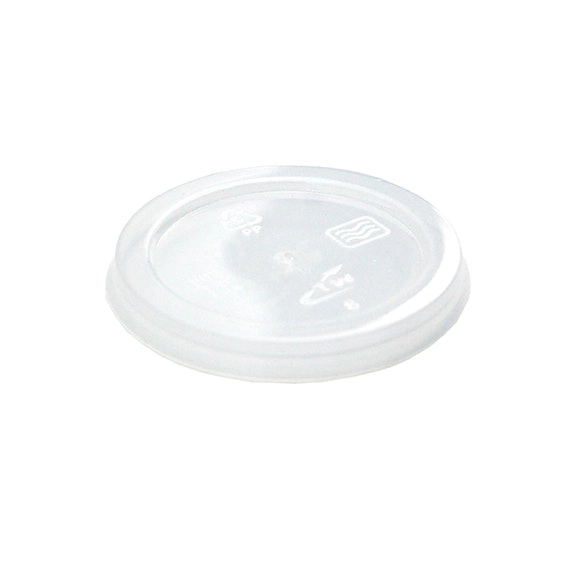 Livingstone Lids for Plastic Sauce Containers/Cup 0.80oz or 25ml Clear 5000 Carton