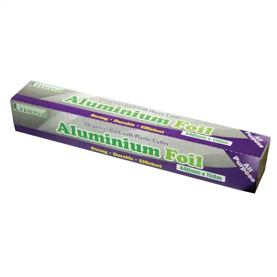 Universal Aluminium Foil 44cm x 150m 13 Microns