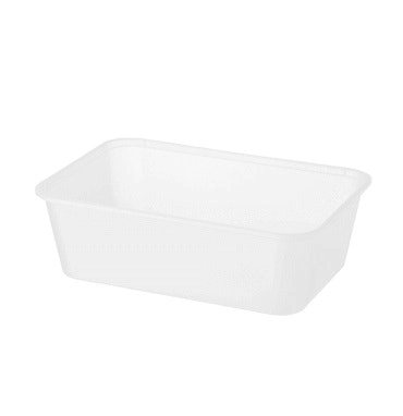 Livingstone Take-Away Rectangular Container 750ml Clear Freezer Grade Plastic 50 Pack x10