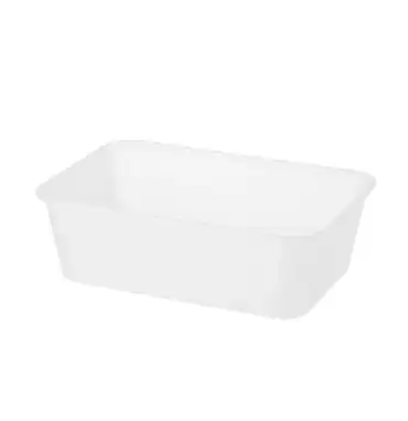 Livingstone Take-Away Rectangular Container 750ml Clear Freezer Grade Plastic 50 Pack x10