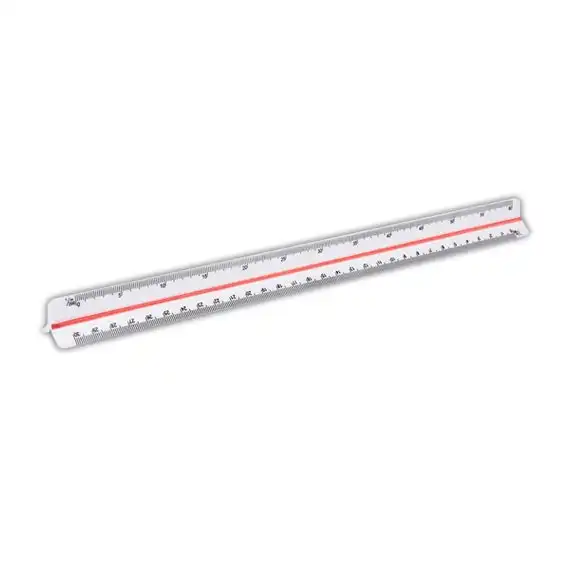 Triangular Scale Ruler Plastic 30cm