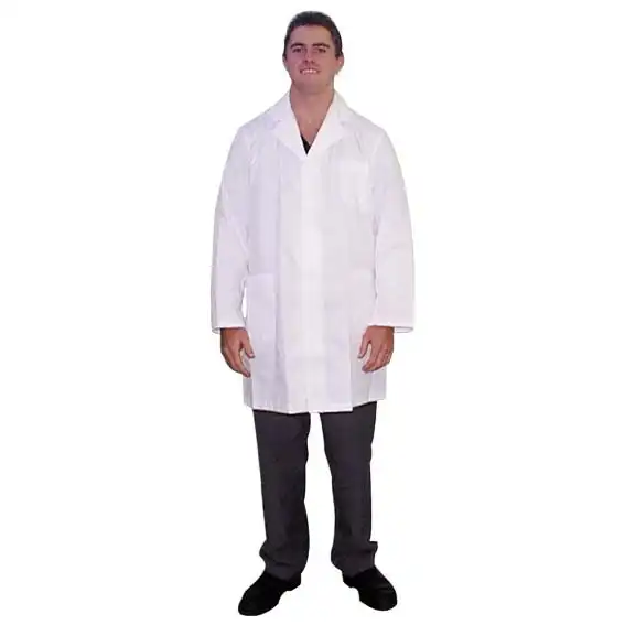 Livingstone Laboratory Coat Button Style Medium (Male 107, Female 20) White