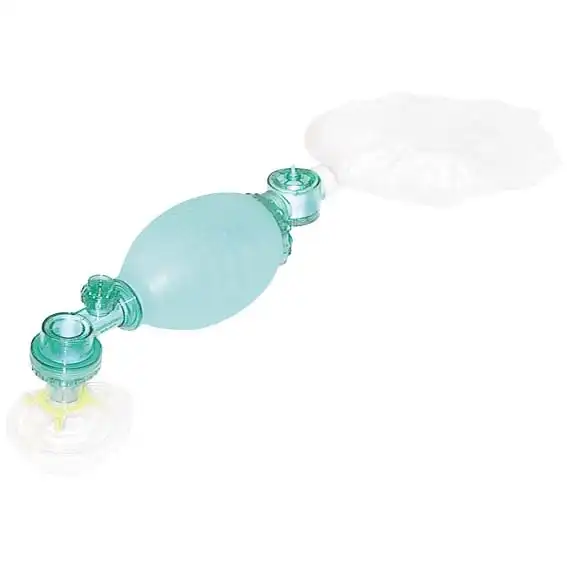 Livingstone Resuscitator with Pop-off Mask Oxygen Tubing and Reservoir Bag Child