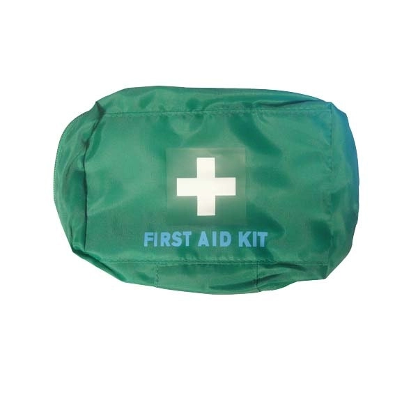 Unbranded First Aid Empty Nylon Pouch 18 x 11 x 7cm Green