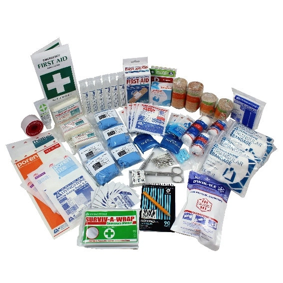 Livingstone Victoria Standard First Aid Complete Set Refill Only in Polybag for 1-25 people in High Risk or 11-99 people in Low Risk