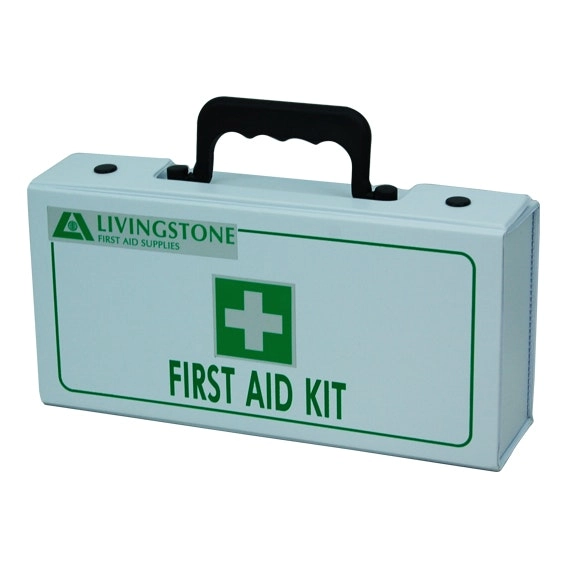 Livingstone First Aid Empty Polyvinyl Chloride (PVC) Case Medium 25.5 x 12 x 7 cm Reflective