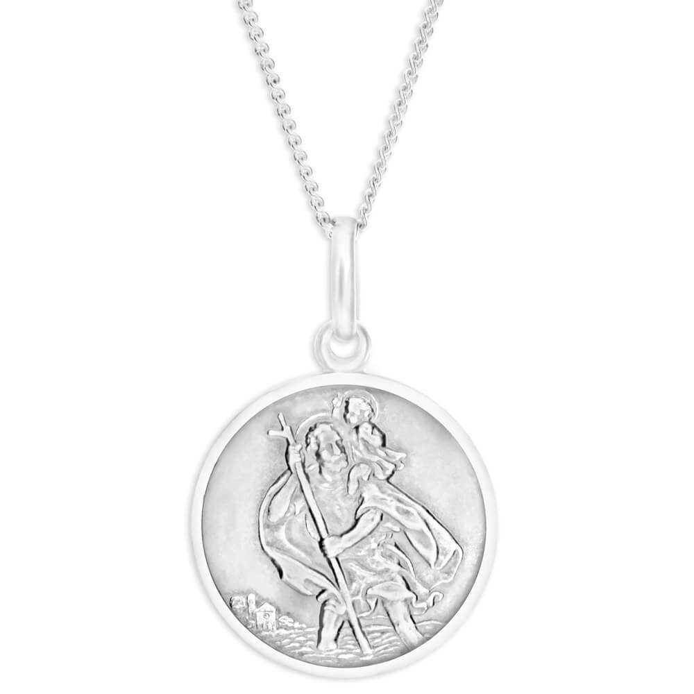 Sterling Silver St Christopher Pendant