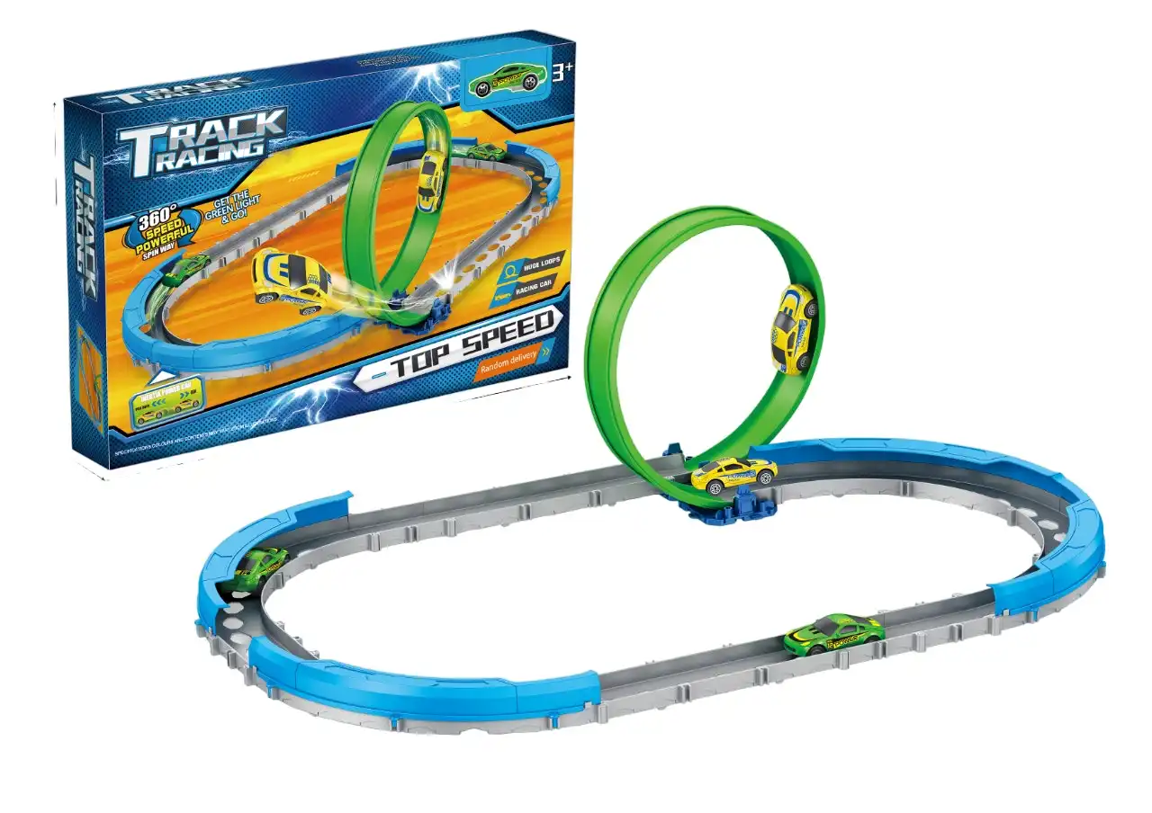 Single Track Racing Car Set