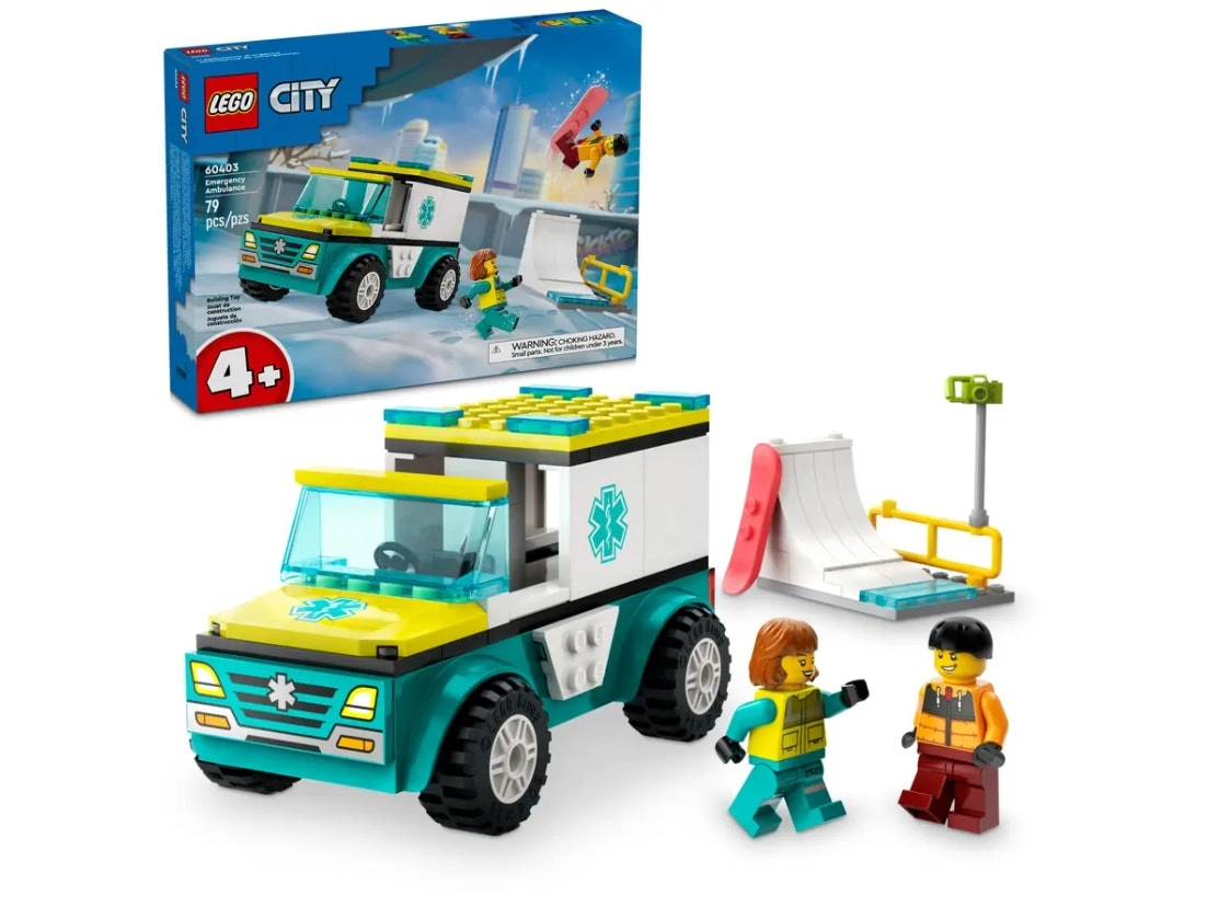 LEGO City Emergency Ambulance and Snowboarder 60403