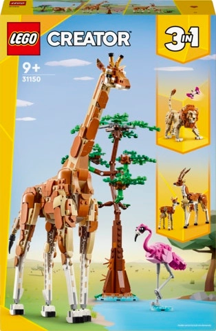 LEGO Creator 3-in-1 Wild Safari Animals 31150