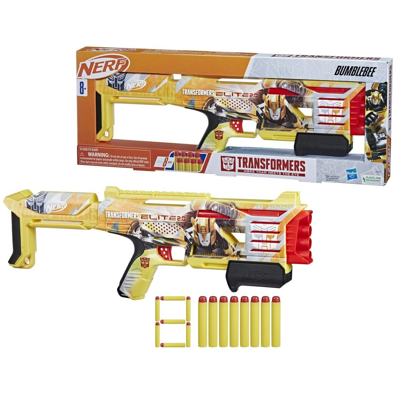 Nerf Transformers Bumblebee Dart Blaster