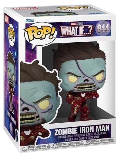 Marvel What If...? - Zombie Iron Man Metallic 10" Funko Pop! Vinyl Figure