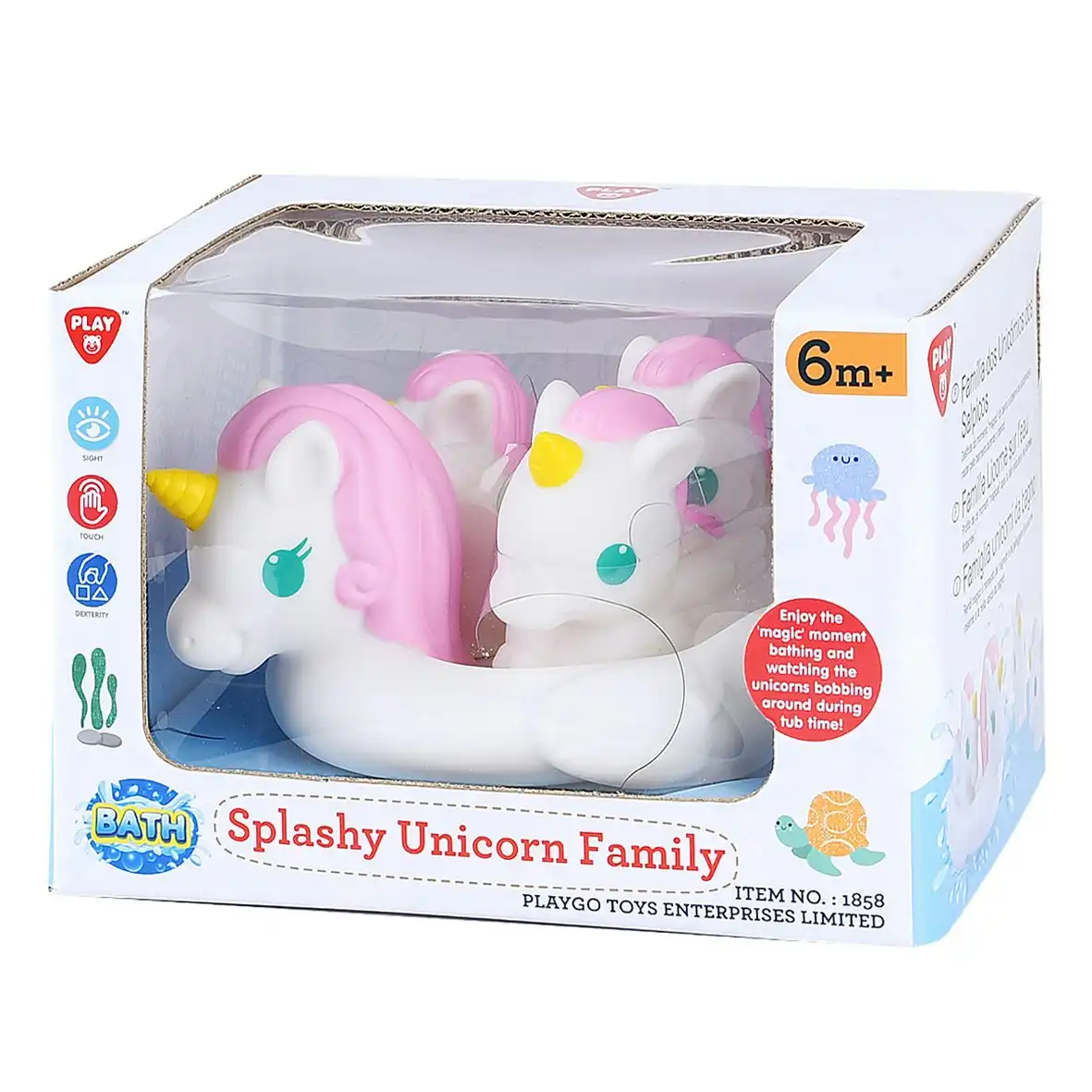 Splashy Unicorn Family