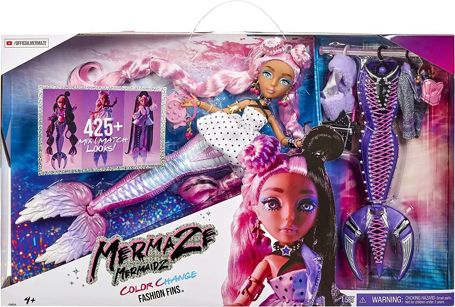 Mermaze Mermaidz Fashion Fins Colour Change Morra Fashion Doll