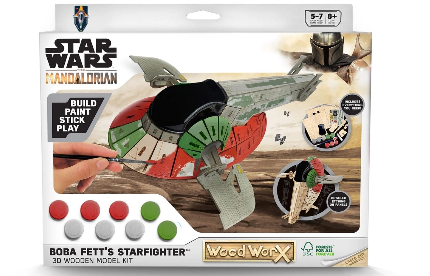 Wood Worx Star Wars Bobba Fett's Slave-1