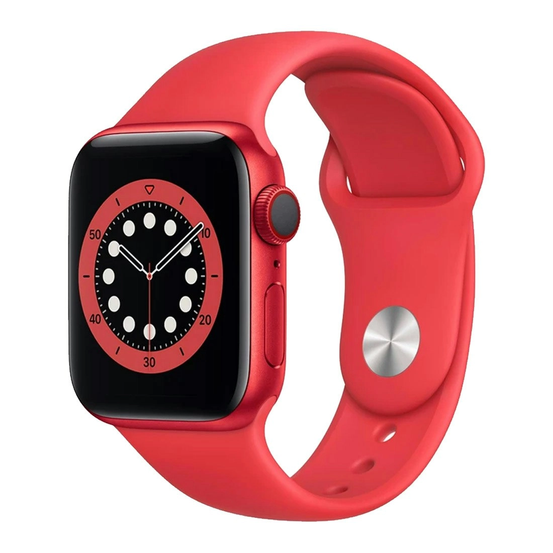 Apple Watch Series 6 40mm (Product) Red Aluminium Case w/ Red Sport Band GPS + Cellular [Refurbished] - As New