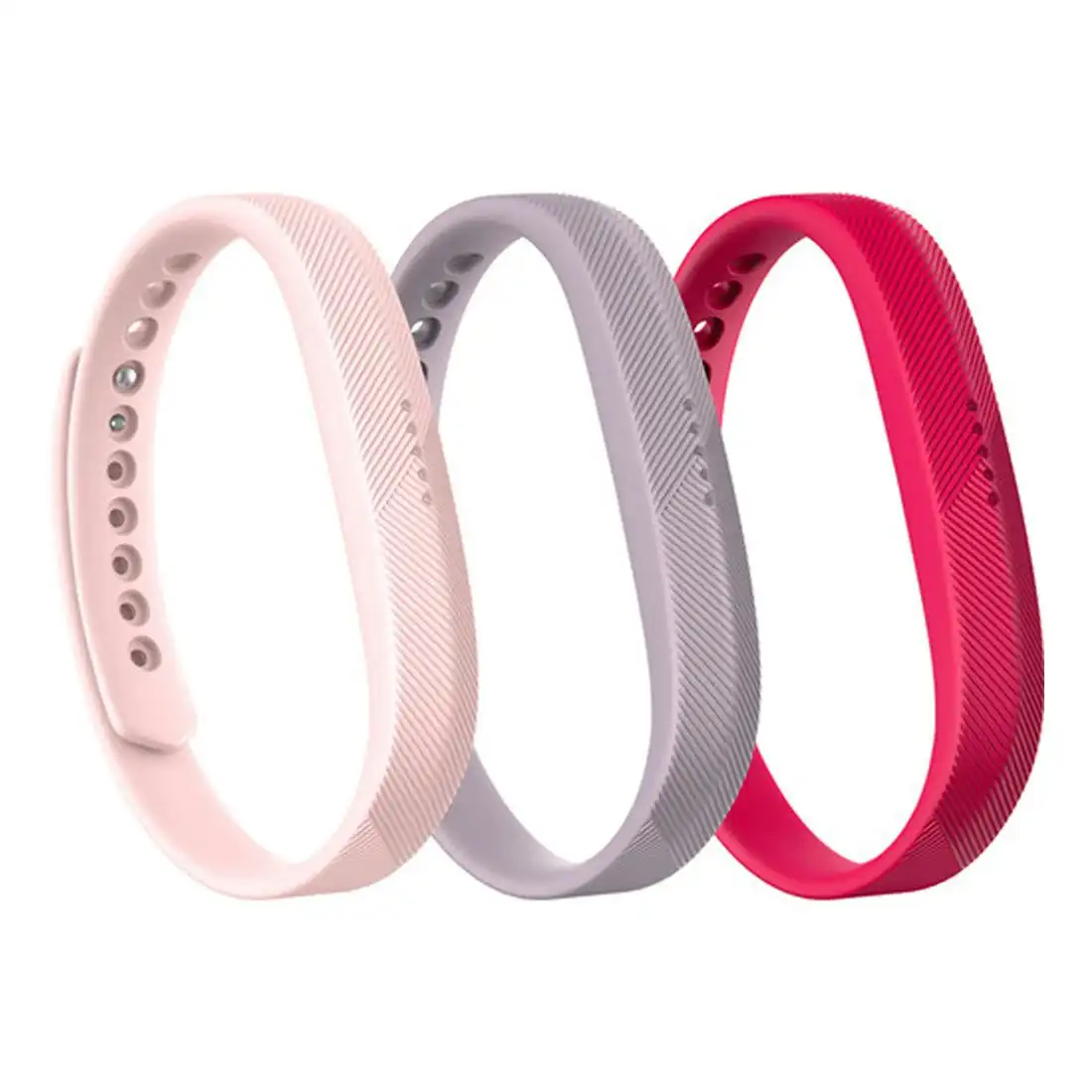 Fitbit Flex 2 Accessory Triple Pack Large FB161AB3PKL - Pink