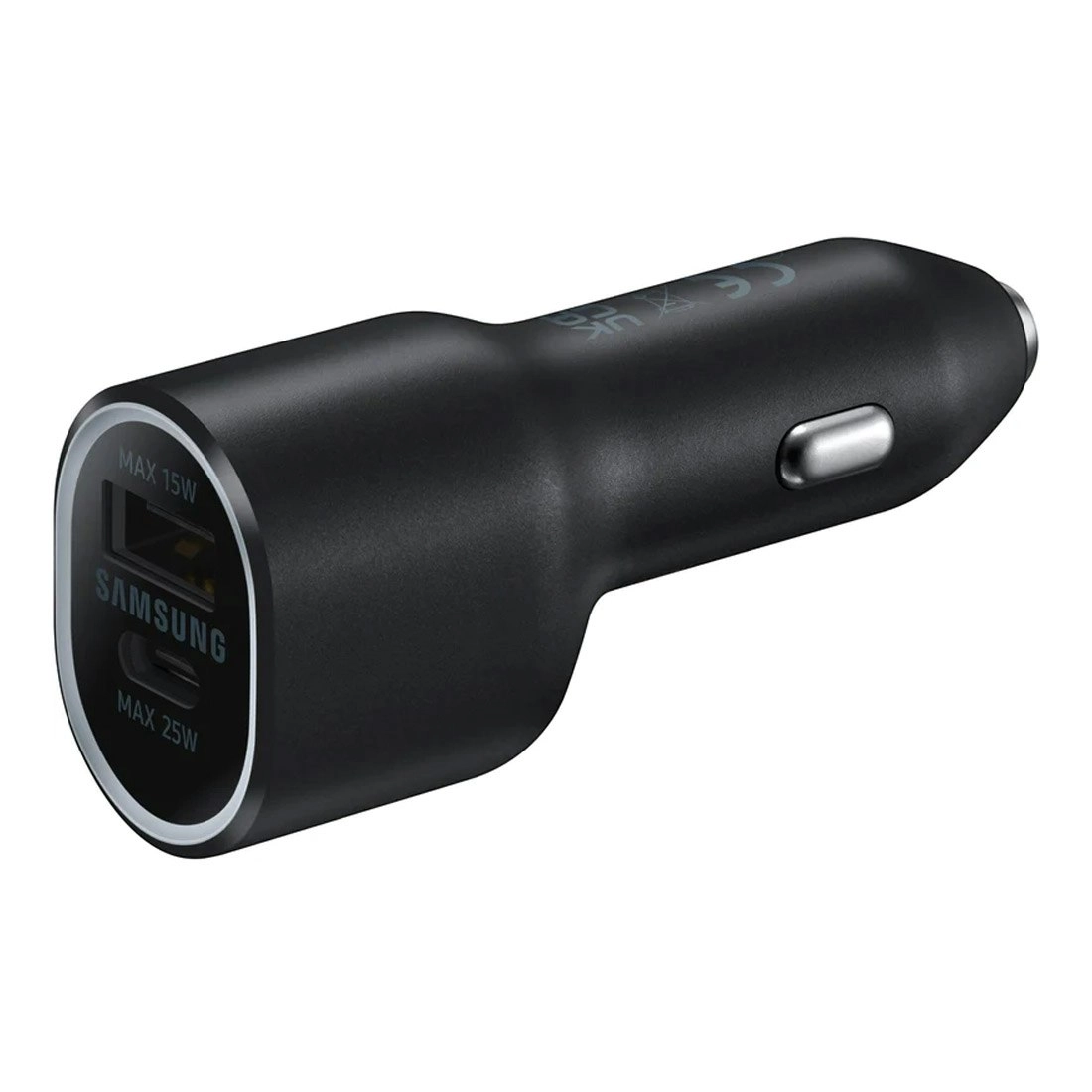 Samsung 40W Dual Port USB-C & USB-A Car Charger - Black