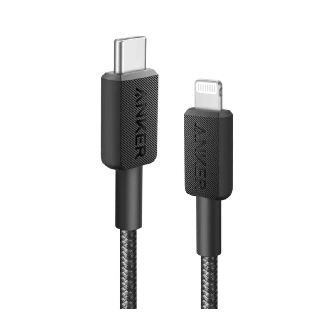 Anker 322 USB-C to Lightning Cable (0.9m Braided) - Black