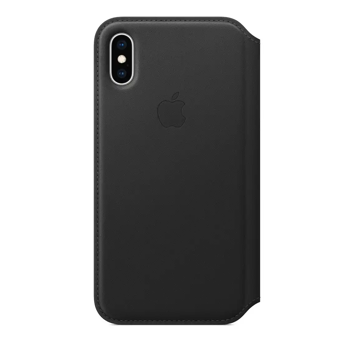 Apple iPhone XS Leather Folio - Black