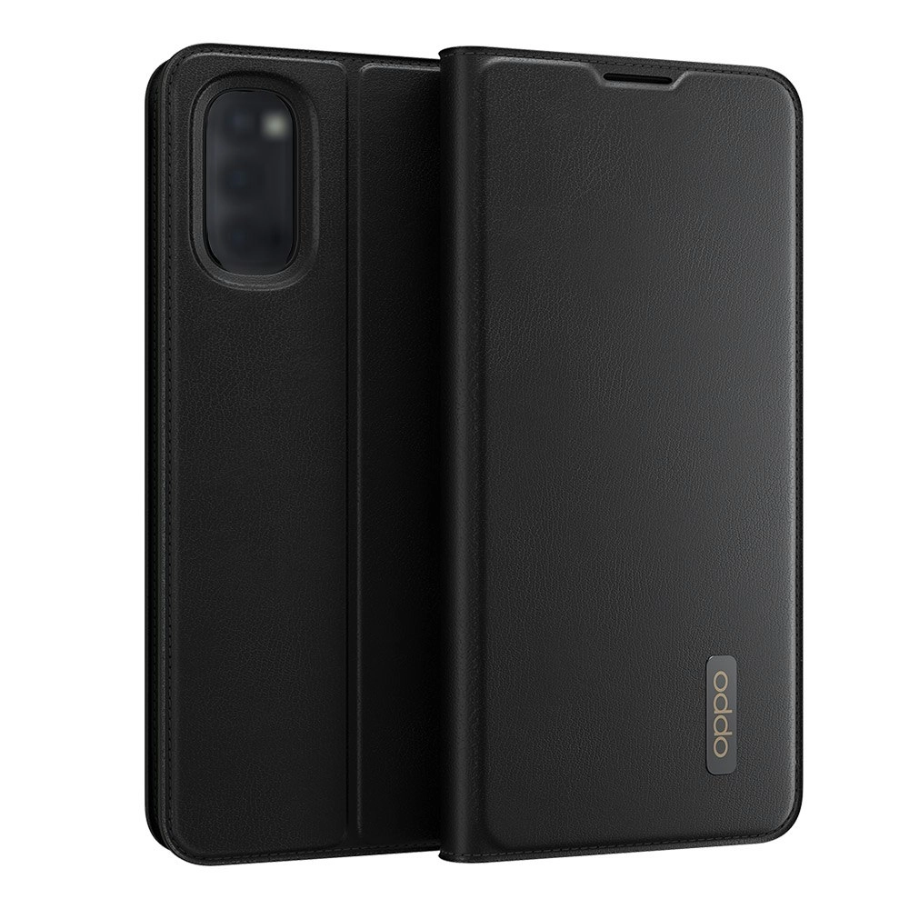 Oppo Reno 4 5G Book Flip Protective Cover - Black