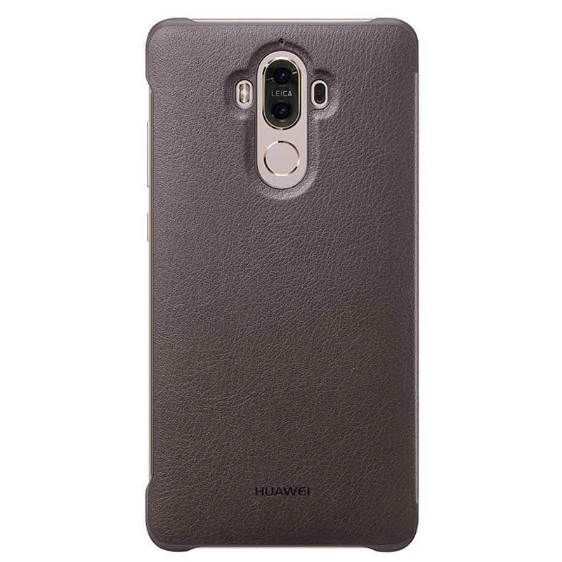 Huawei Mate 9 Smart View Flip Case - Mocha Brown