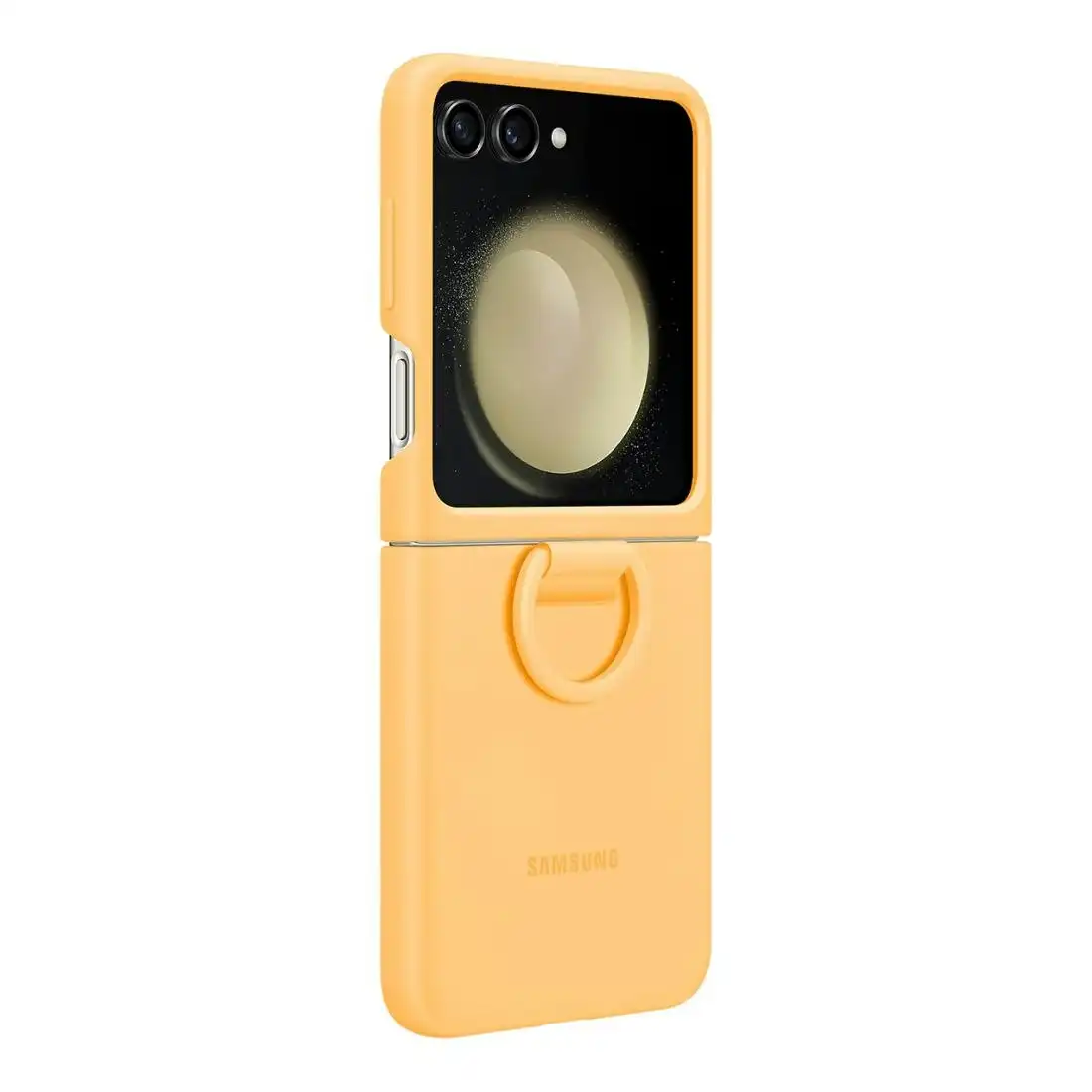 Samsung Galaxy Z Flip5 Silicone Case with Ring EF-PF731TOEGWW - Apricot