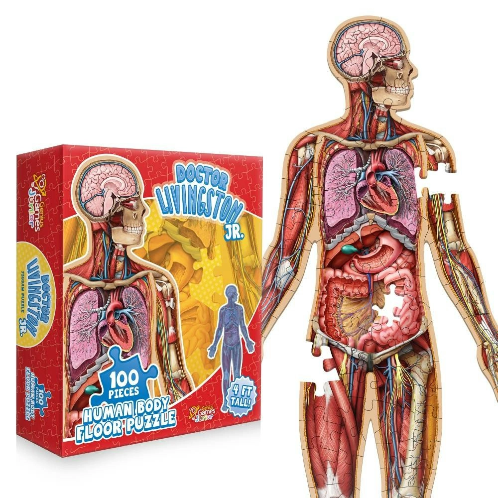 Dr. Livingston Jr. Kids Anatomy Floor Puzzle