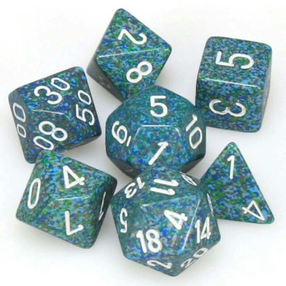 CHX 25316 Speckled Polyhedral Sea 7-Die Set