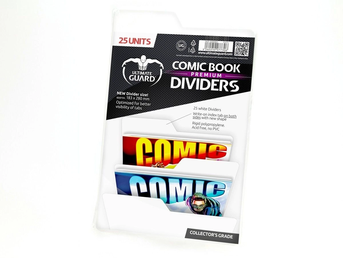 Ultimate Guard Premium Comic Book Dividers White (25)