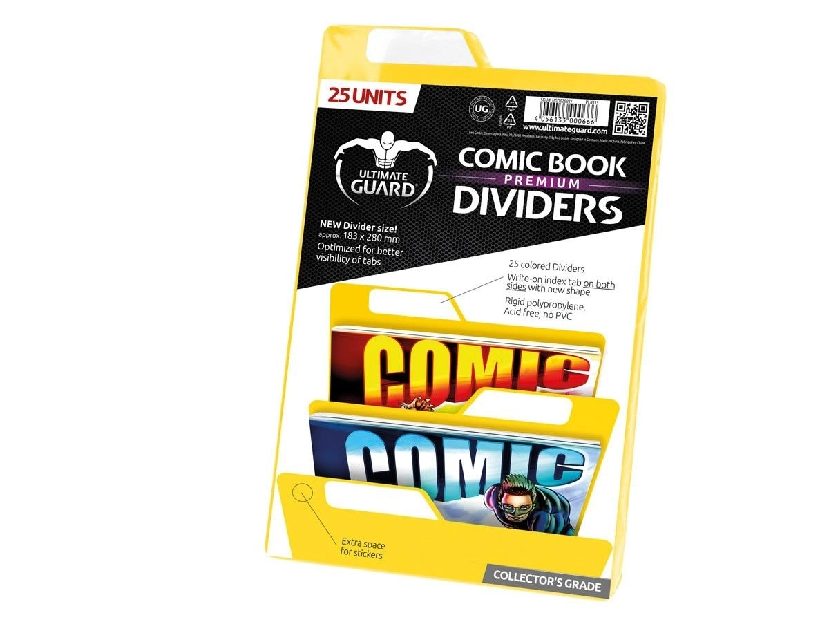 Ultimate Guard Premium Comic Book Dividers Yellow (25)