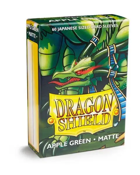 Sleeves - Dragon Shield Japanese - Box 60 - Apple Green Matte