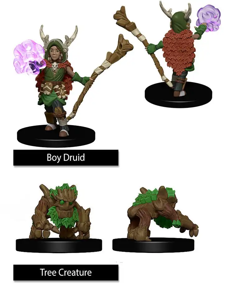 Wizkids Boy Druid & Tree Creature