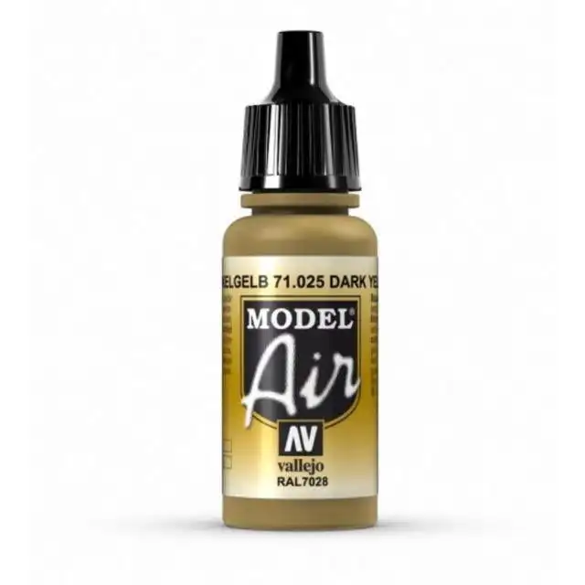 Vallejo Model Air - Dark Yellow 17 ml