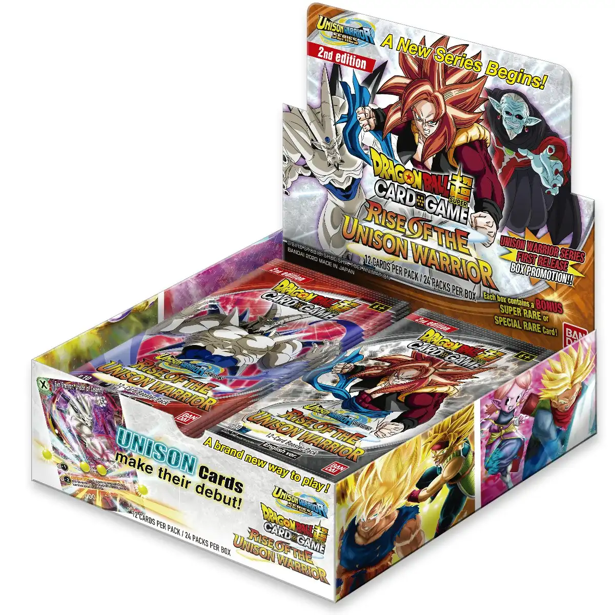 Dragon Ball Super Card Game UW1 Booster Display Second Edition