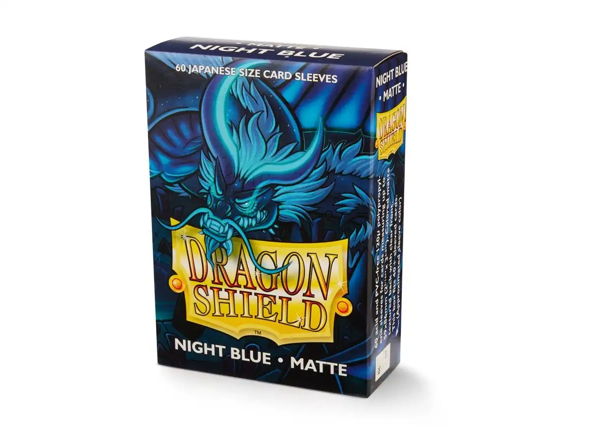 Sleeves - Dragon Shield Japanese - Box 60 - Night Blue Matte