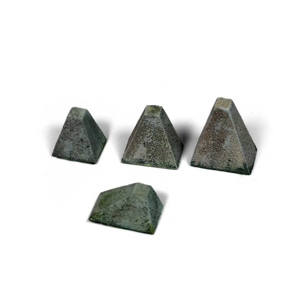 Vallejo Scenic Accessories - Höckerhindernis Type 38 Anti-Tank Barriers