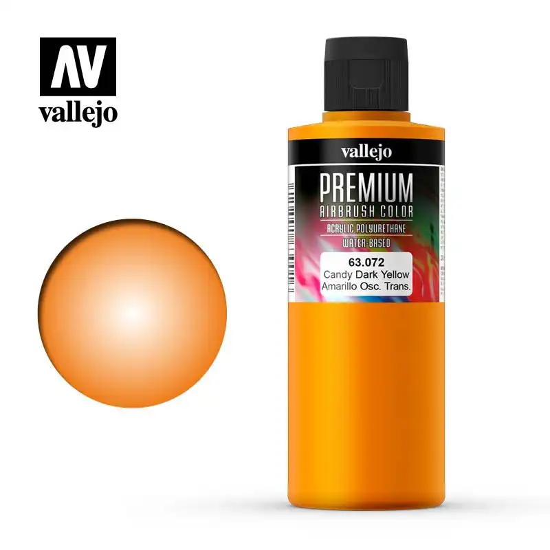 Vallejo Premium Colour - Candy Dark Yellow 200ml