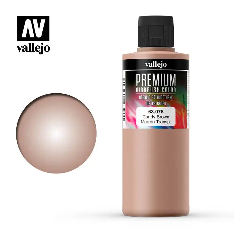 Vallejo Premium Colour - Candy Brown 200ml