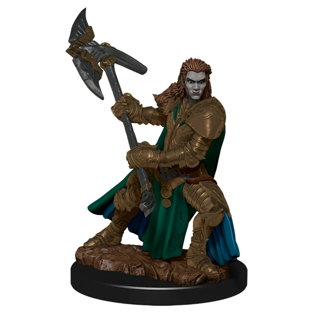 D&D Premium Painted Figures Half-Orc Fighter Female