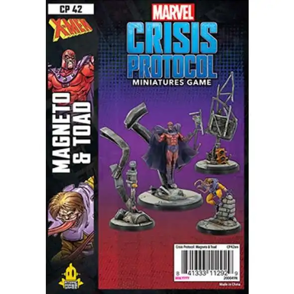 Marvel Crisis Protocol Miniatures Game Magneto and Toad