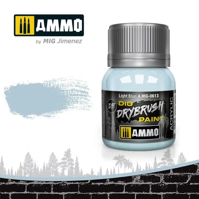 Ammo By Mig Drybrush Light Blue