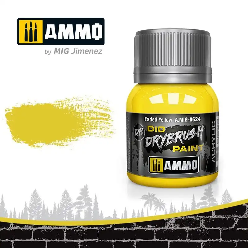 Ammo By Mig Drybrush Faded Yellow