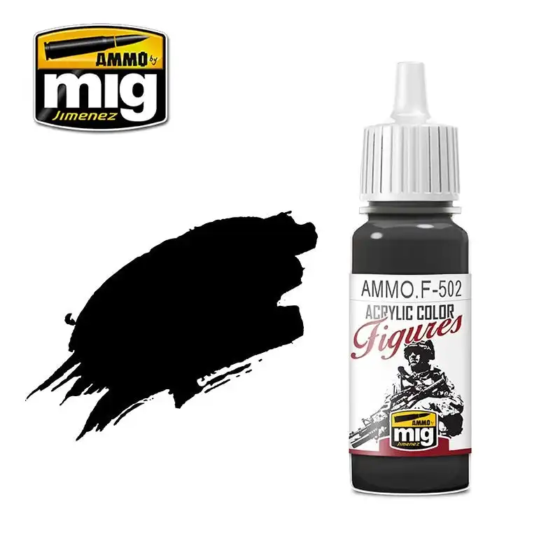 Ammo By Mig Figures Paints Outlining Black 17ml