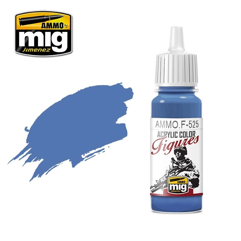 Ammo By Mig Figures Paints Medium Blue 17ml