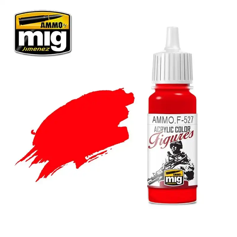 Ammo By Mig Figures Paints Pure Red 17ml