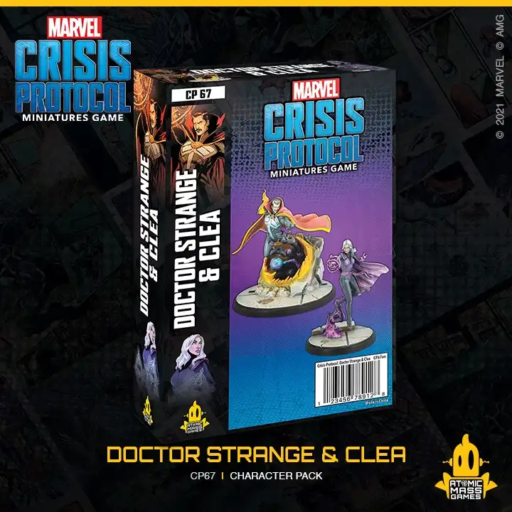 Marvel Crisis Protocol Miniatures Game Doctor Strange & Clea